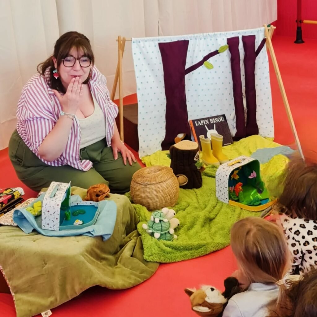 Ateliers Bernard raconte moi une histoire au salon Parents and Co