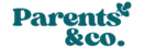 Logo du salon Parents and Co de Strasbourg en bleu